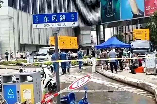 球派体育·球派官方网站-球派体育(中国)排涝突击队在排涝现场